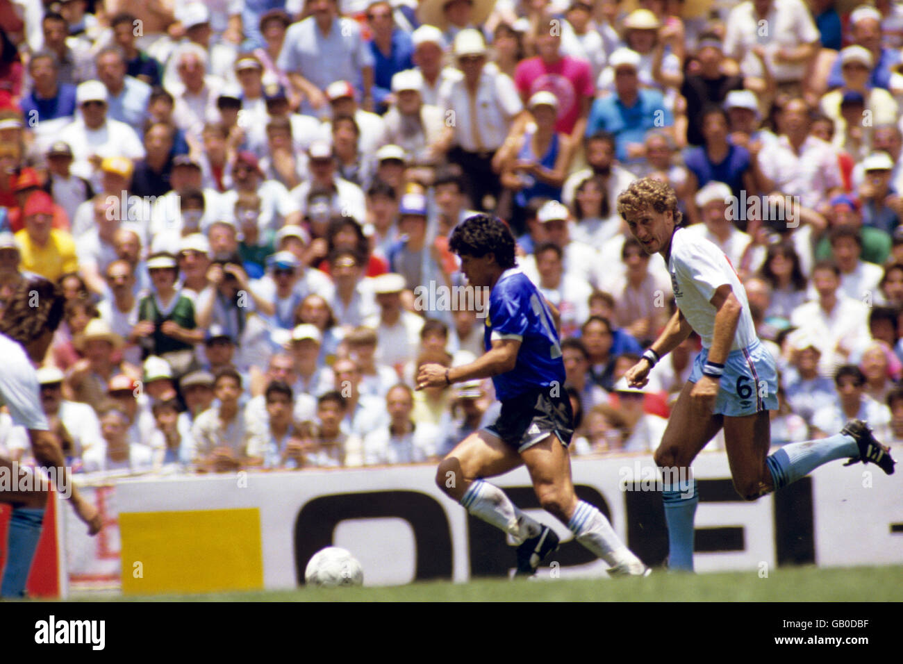 Fußball - Welt Cup Mexiko 1986 - Viertel Finale - Argentinien V England Stockfoto