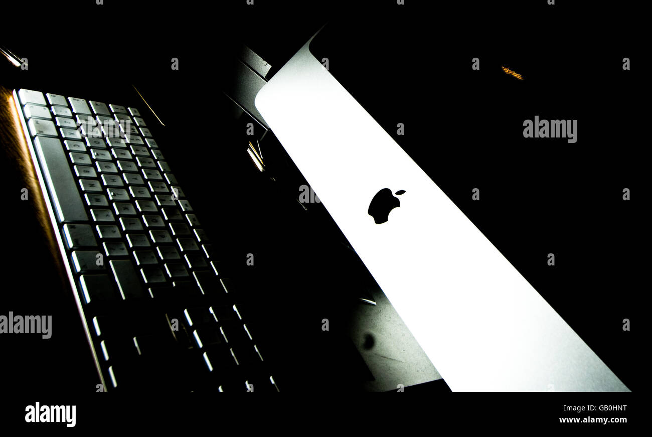 Technologie Stock. IMac Apple Computer Stockfoto