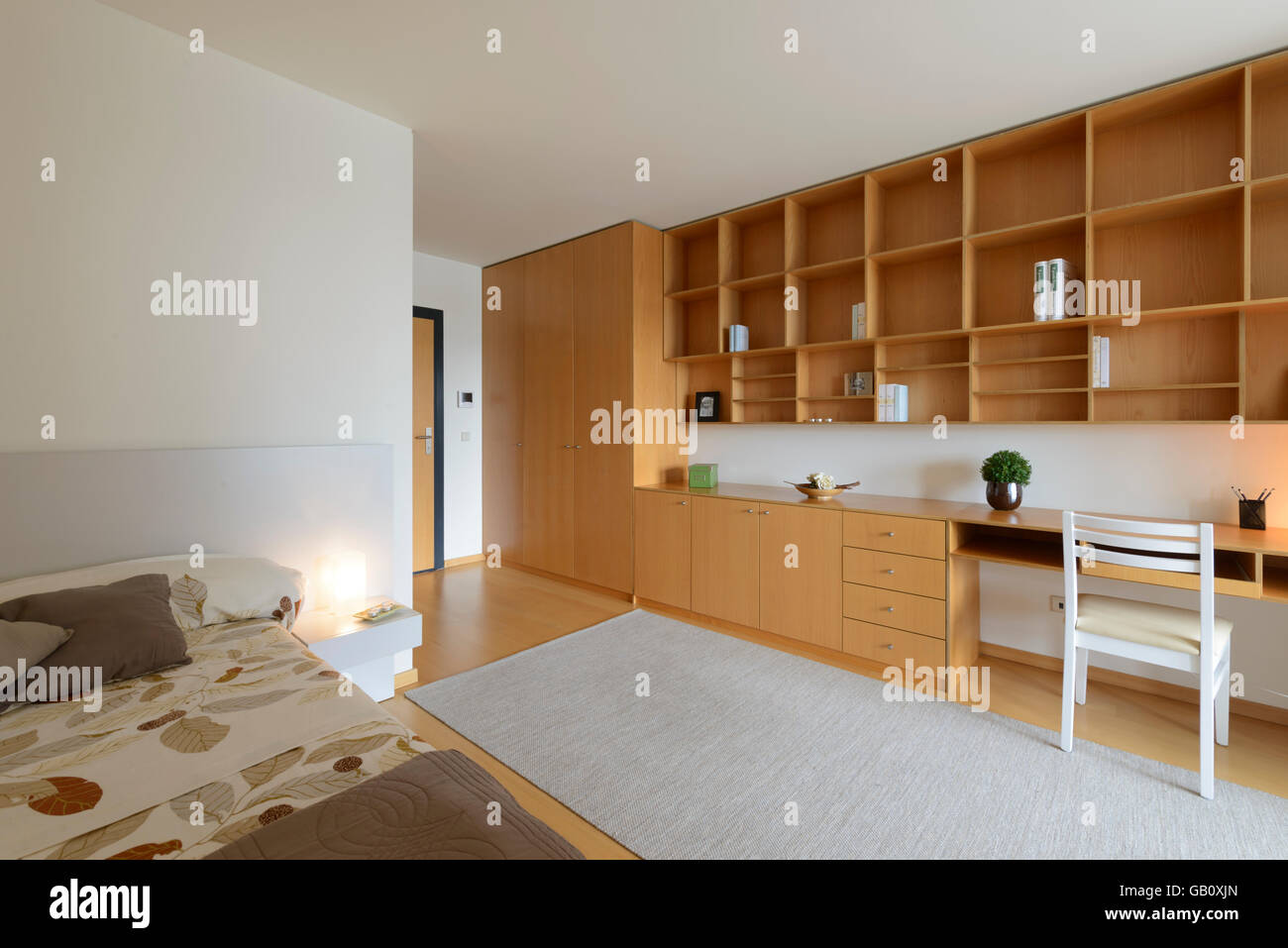 Kleines Studio-apartment Stockfoto