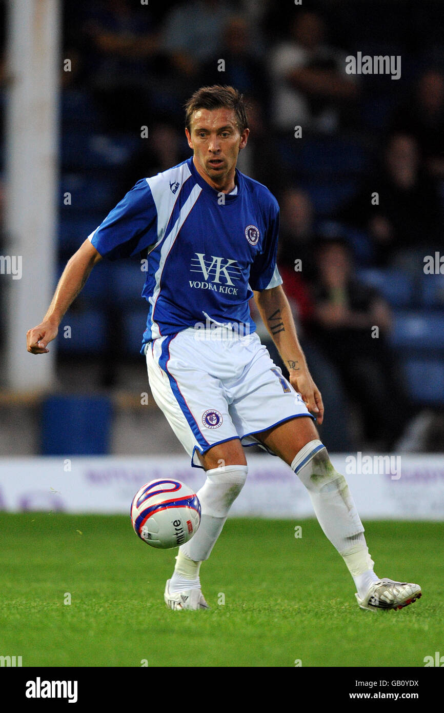 Fußball - freundlich - Chesterfield V Hull City - Erholungsgebiet. Darren Currie, Chesterfield Stockfoto