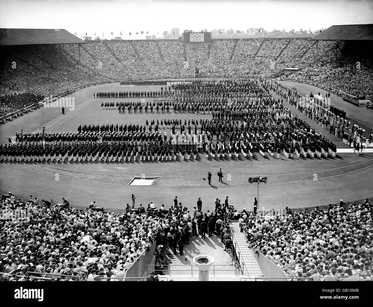 London Olympischen Spiele 1948 - Eröffnungsfeier - Wembley Stockfoto