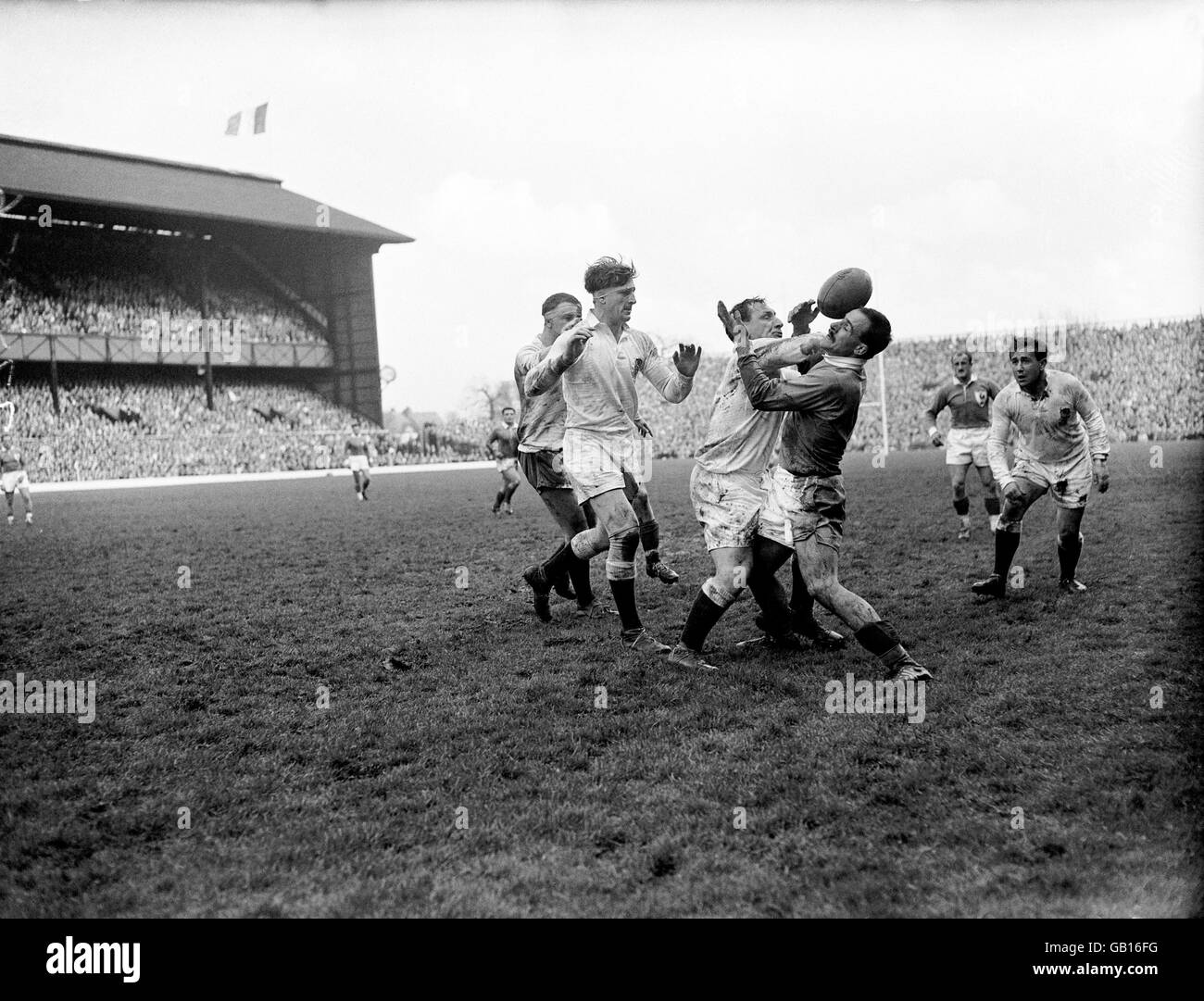 Rugby-Union - Five Nations Championship - England / Frankreich Stockfoto