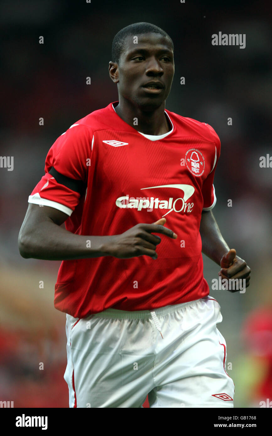 Fußball - freundlich - Nottingham Forest / Everton - City Ground. Guy Moussi, Nottingham Forest Stockfoto