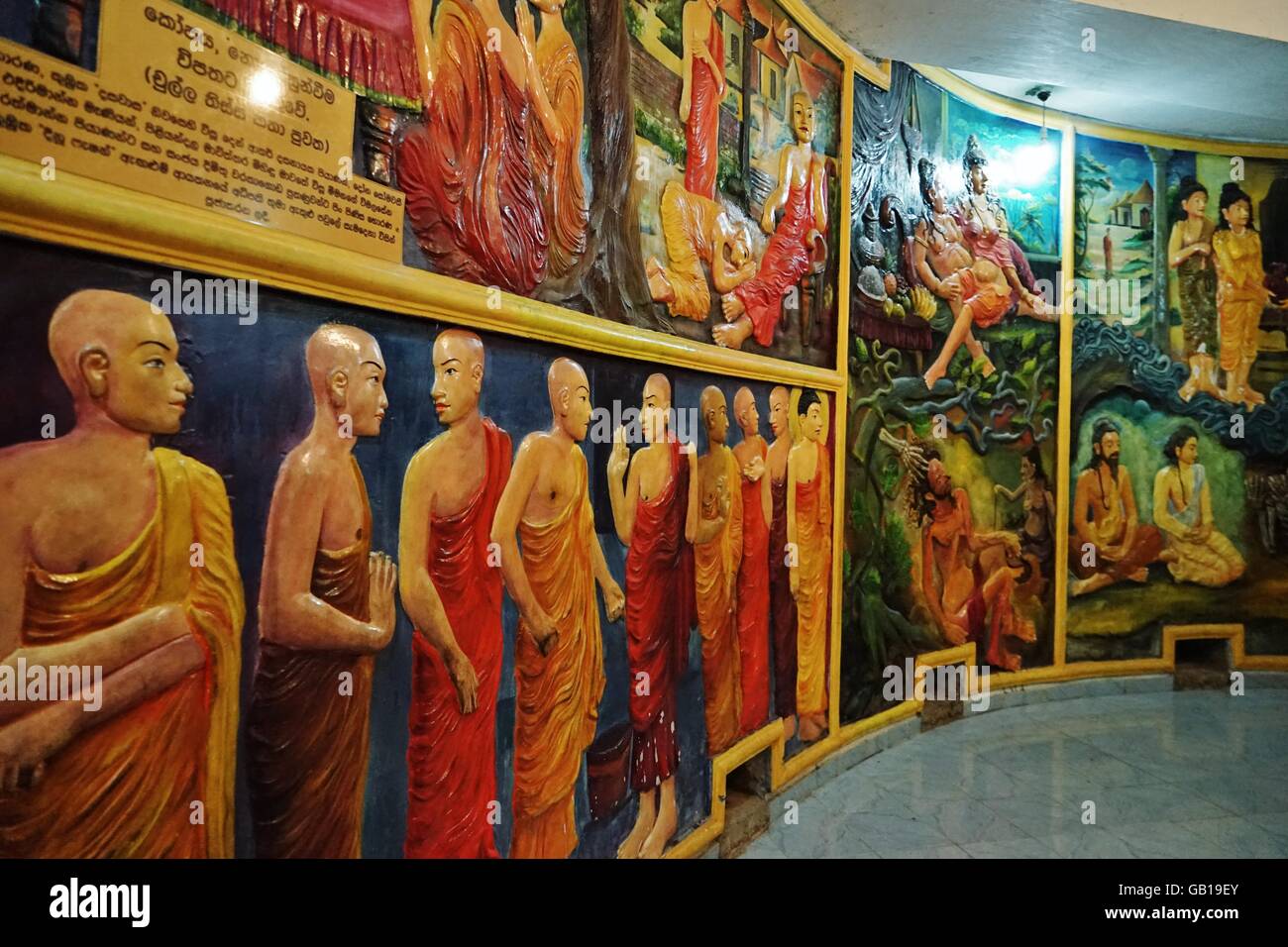 Sri Lanka Urlaubsfoto Dorf Buddhismus Beruwala Kande Viharaya Tempel Stockfoto