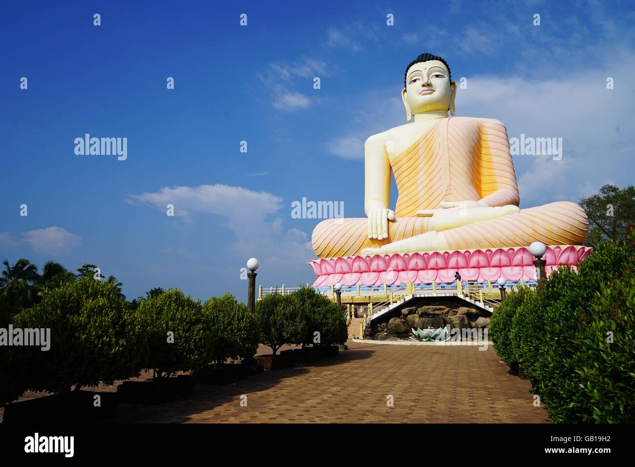 Sri Lanka Urlaubsfoto Dorf Buddhismus Beruwala Kande Viharaya Tempel Stockfoto