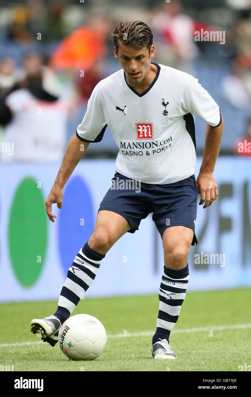 Fußball - Hafen Rotterdam Turnier 2008 - Tottenham Hotspur gegen Borussia Dortmund - De Kuip Stadion. David Bentley von Tottenham Hotspur während des Spiels gegen Borussia Dortmund Stockfoto