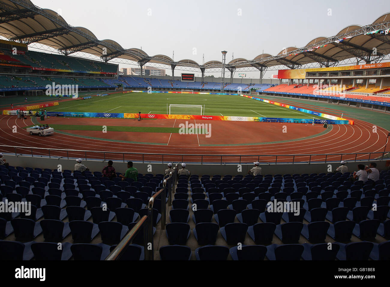 Das Olympiastadion, Qinhuangdao, China Stockfoto