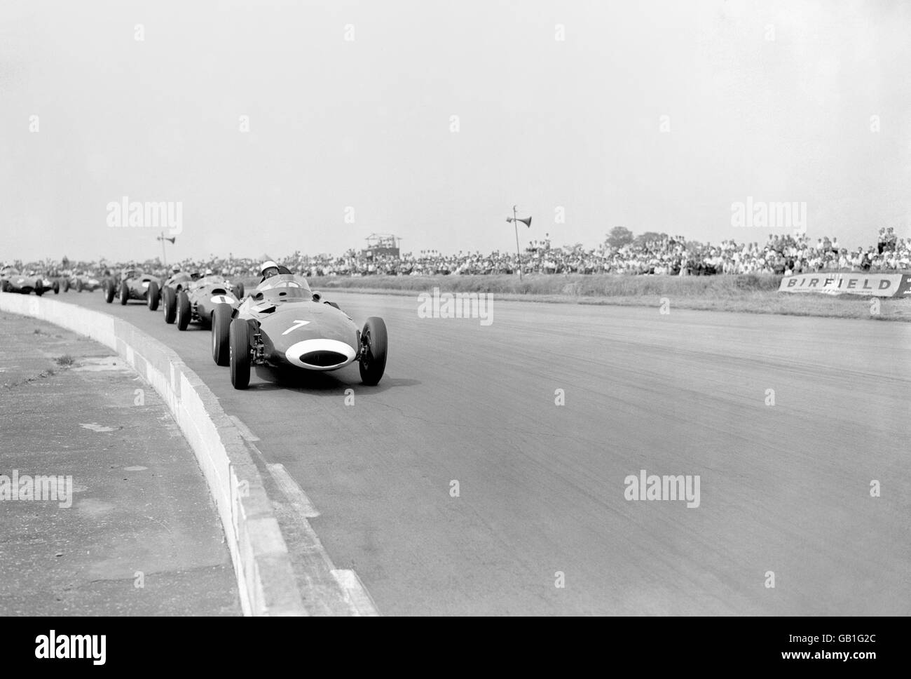 Formel 1 Motor - British Grand Prix - Rennen Silverstone 1958 Stockfoto