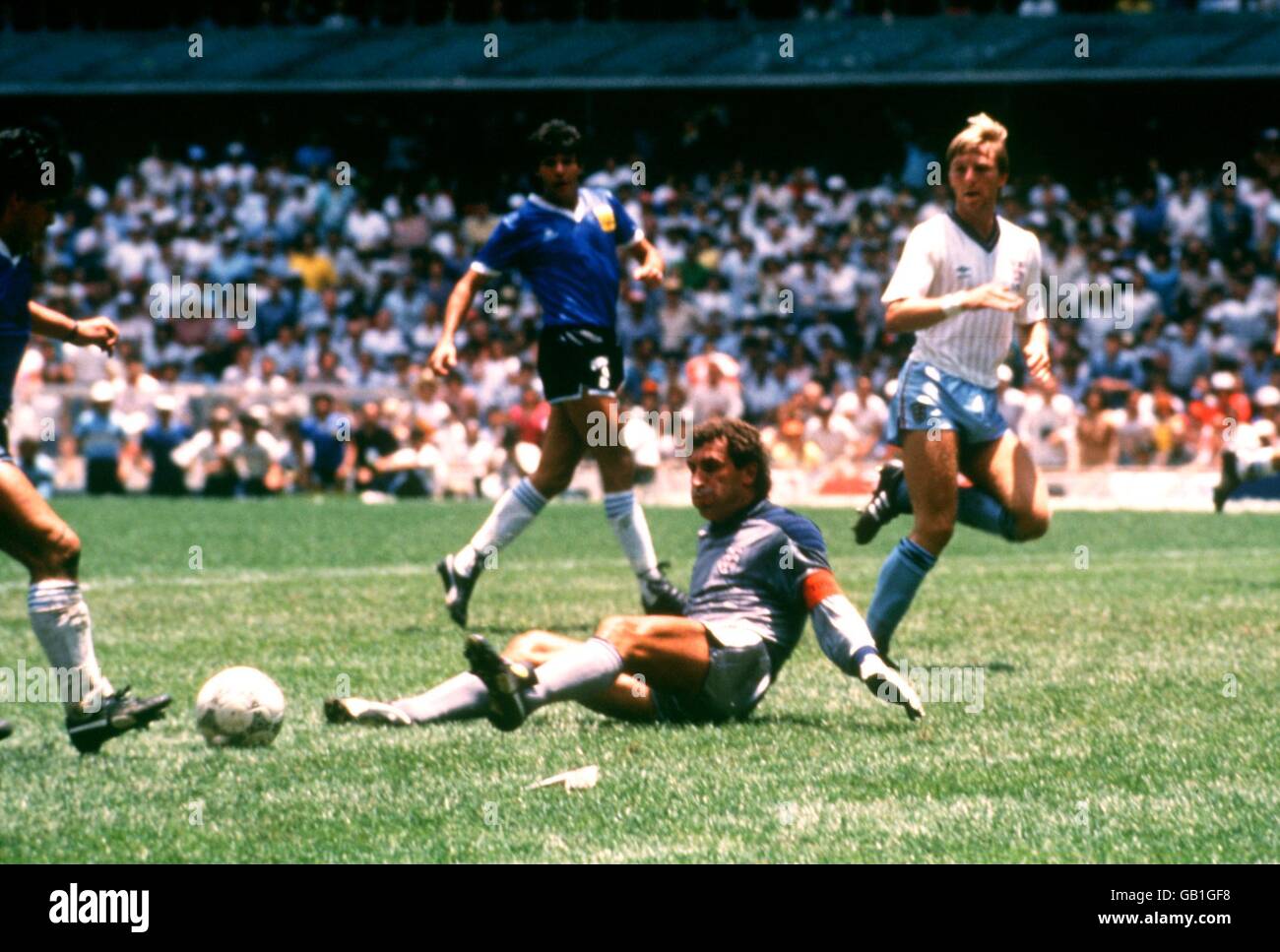 Fußball - Welt Cup Mexiko 1986 - Viertel Finale - Argentinien V England Stockfoto