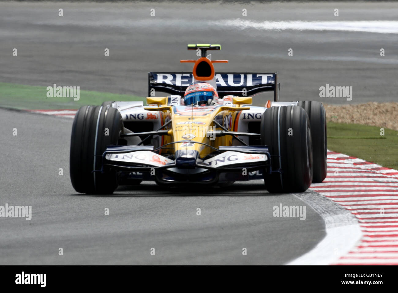 Formel-1-Autorennen - Großer Preis Von Frankreich - Trainingstag - Magny Cours. Nelsinho Piquet, Renault Stockfoto