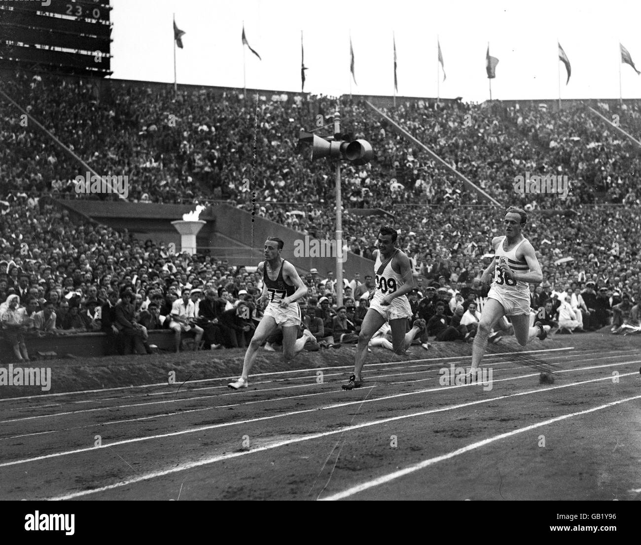 Olympischen Spiele in London 1948 Leichtathletik 200m Wembley