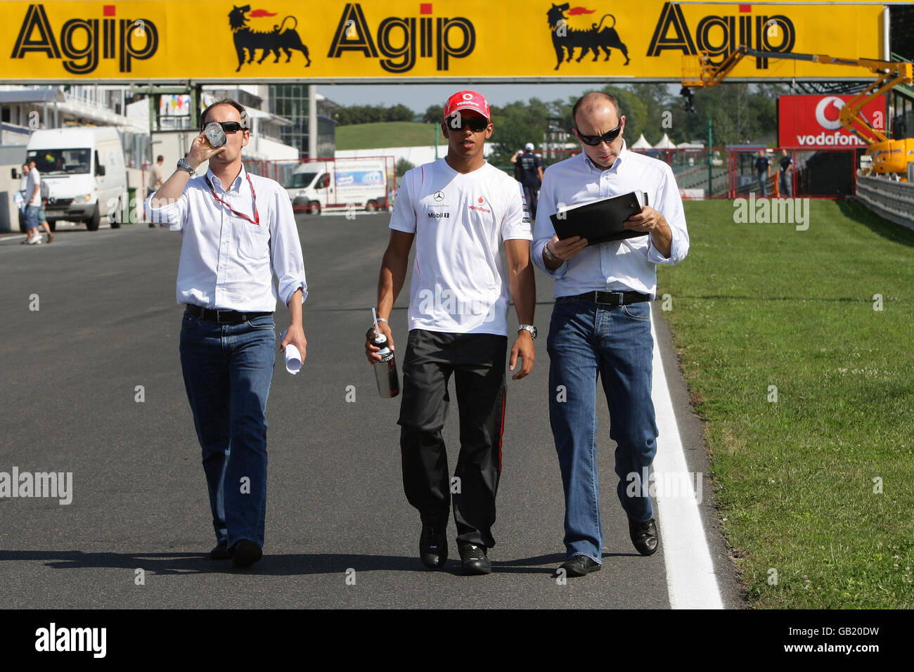 Formel 1 Motor Racing - Grand Prix von Ungarn - Praxis - Hungaroring Stockfoto