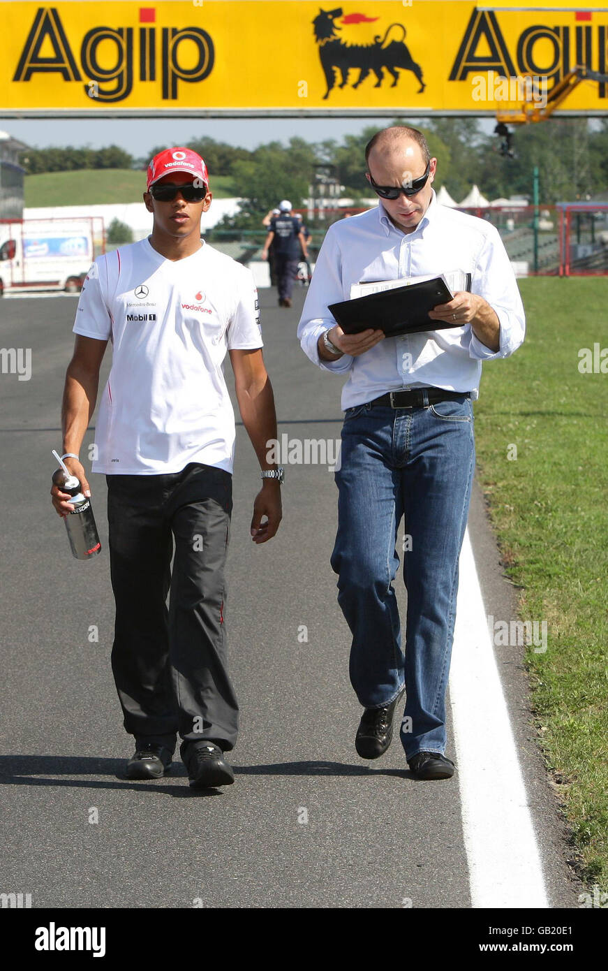 Formel 1 Motor Racing - Grand Prix von Ungarn - Praxis - Hungaroring Stockfoto
