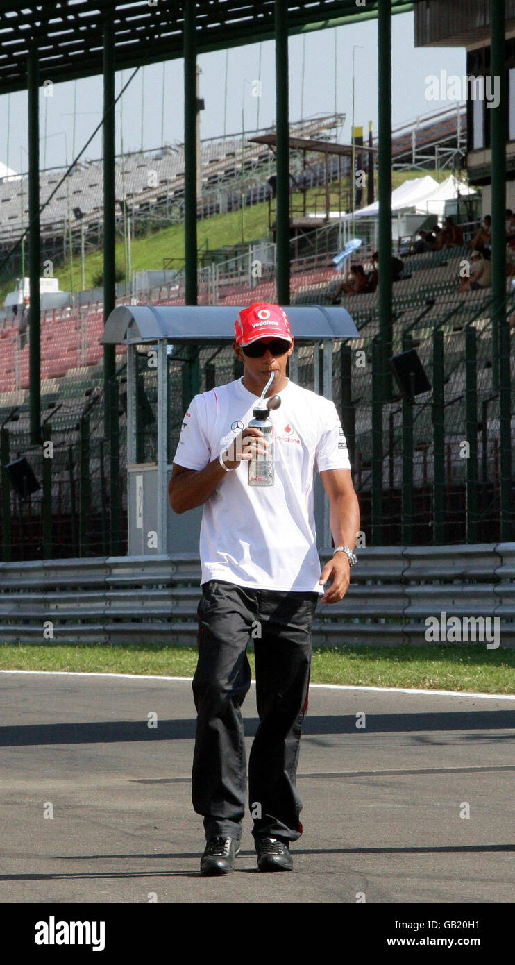 Formel 1 Motor Racing - Grand Prix von Ungarn - Praxis - Hungaroring Stockfoto