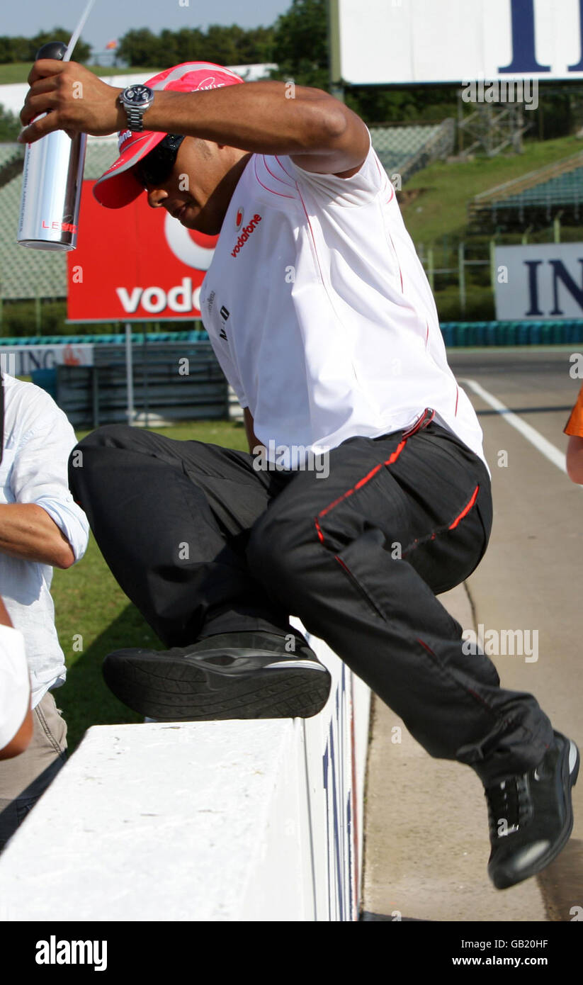 Formel 1 Motor Racing - Grand Prix von Ungarn - Praxis - Hungaroring Stockfoto