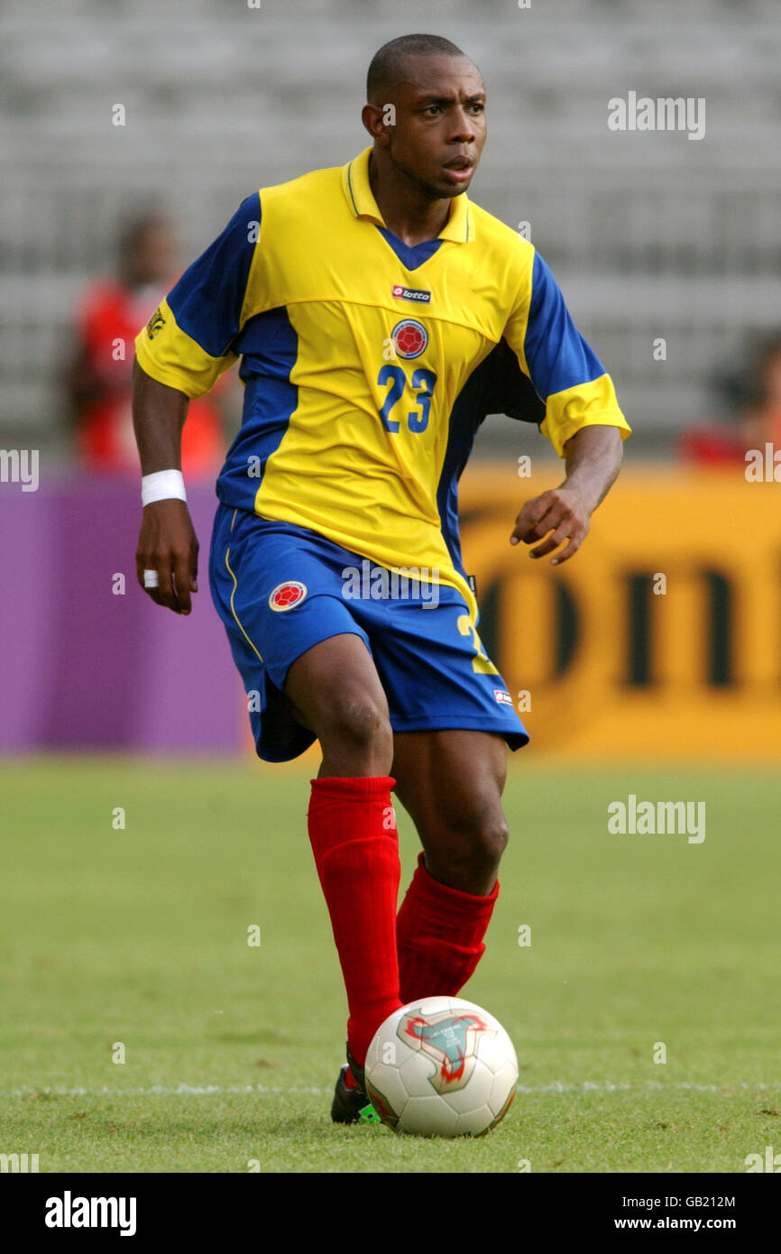 Fußball – FIFA-Konföderationen-Pokal 2003 – Halbfinale – Kamerun gegen Kolumbien. Gonzalo Martinez, Kolumbien Stockfoto