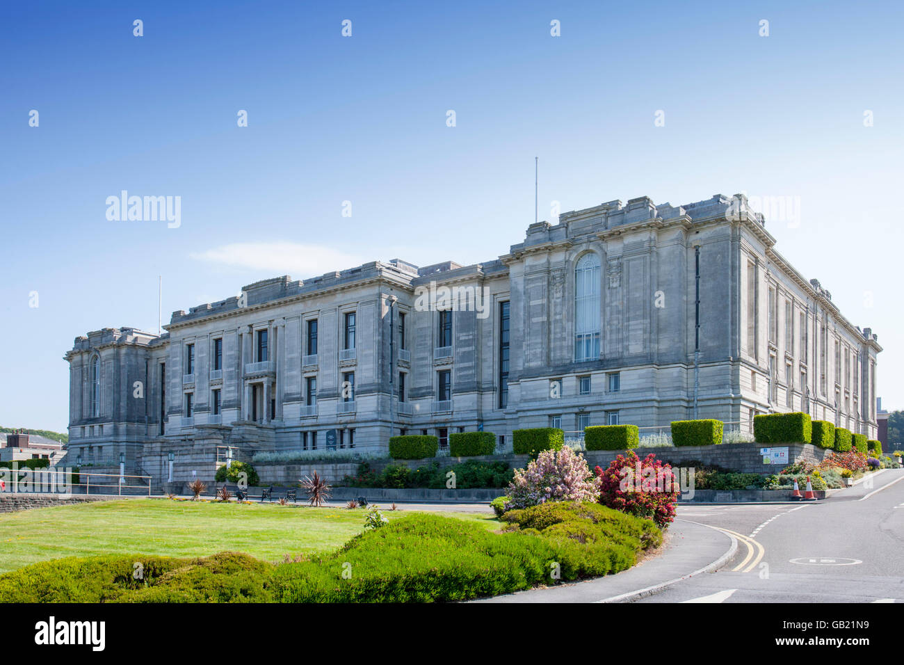 Die National Library of Wales in Aberystwyth Ceredigion Wales UK Stockfoto