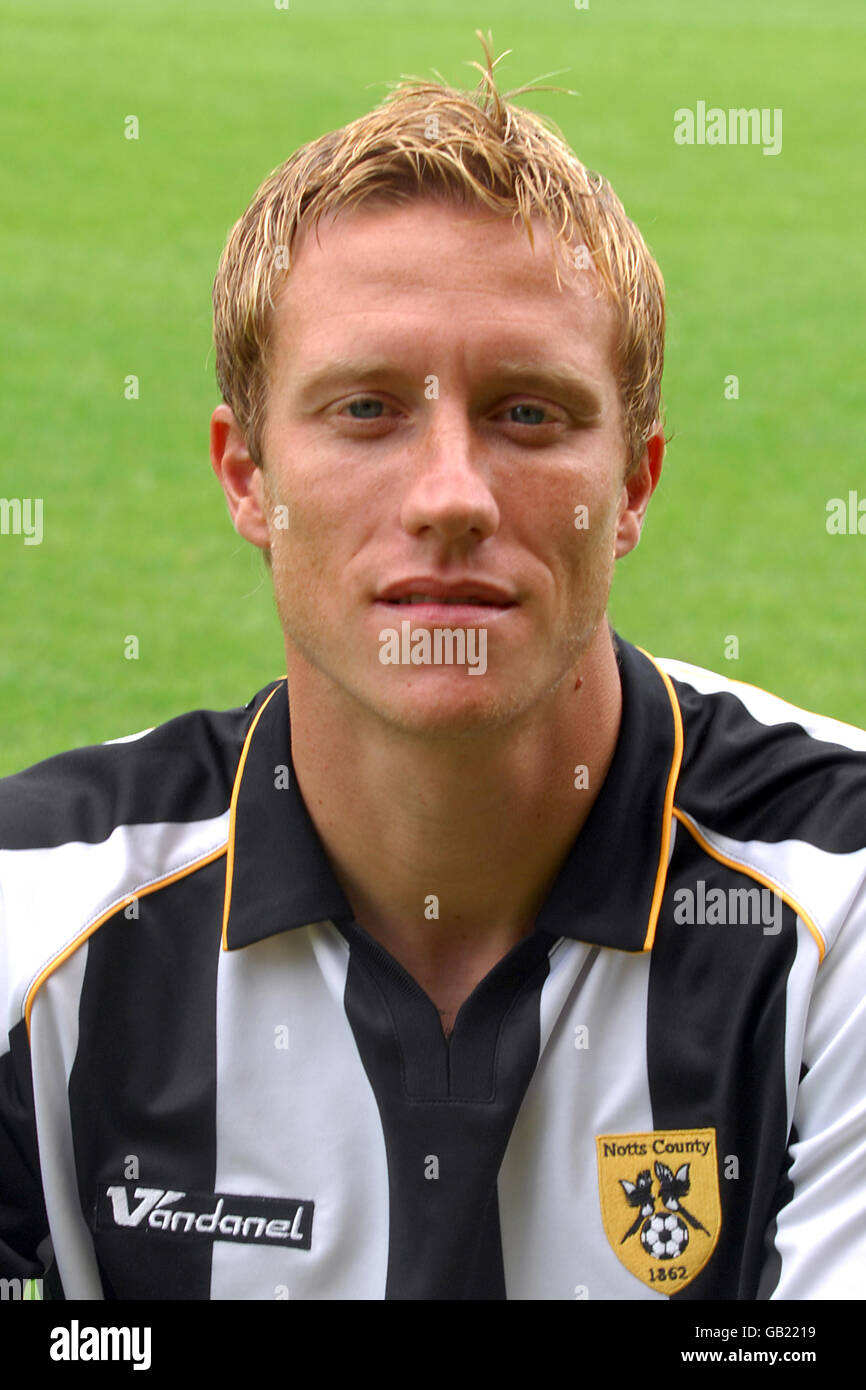 Fußball - Coca-Cola Football League Two - Notts County Photocall - Meadow Lane, Nottingham Stockfoto