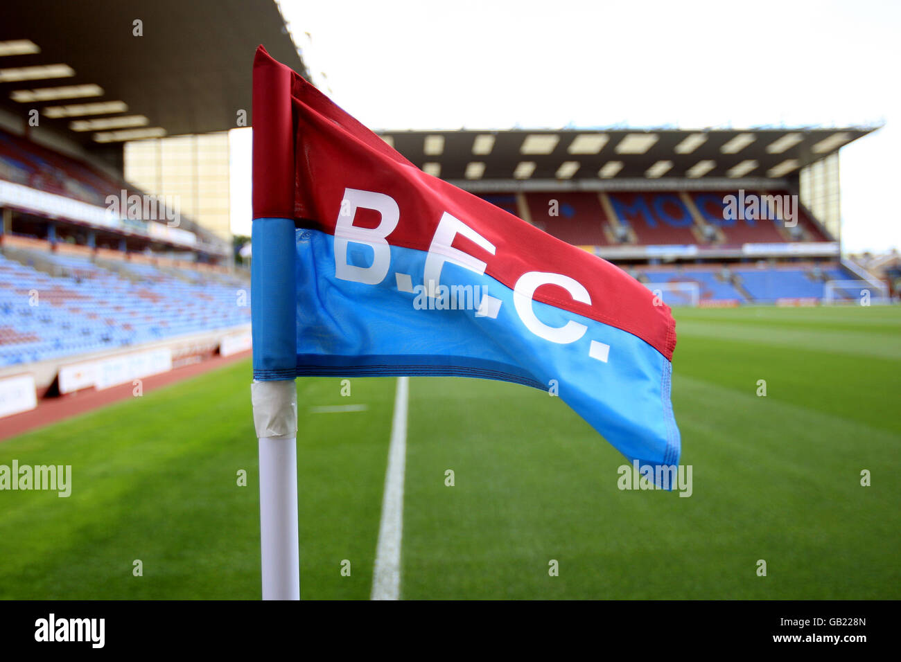 Fußball - freundlich - Burnley / Inverness Caledonian Thistle - Turf Moor. Gesamtansicht des Turf Moor Ground von Burnley Stockfoto