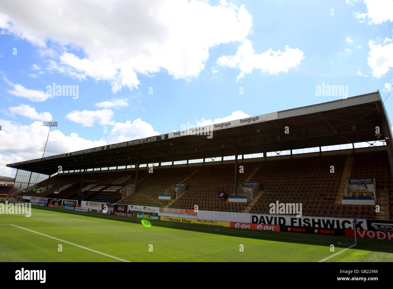 Fußball - freundlich - Burnley / Inverness Caledonian Thistle - Turf Moor. Gesamtansicht des Turf Moor Ground von Burnley Stockfoto
