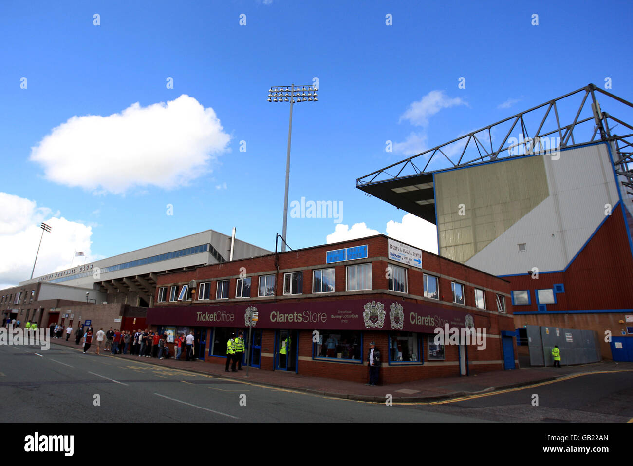 Fußball - freundlich - Burnley / Inverness Caledonian Thistle - Turf Moor. Gesamtansicht des Turf Moor Ground von Burnley Stockfoto