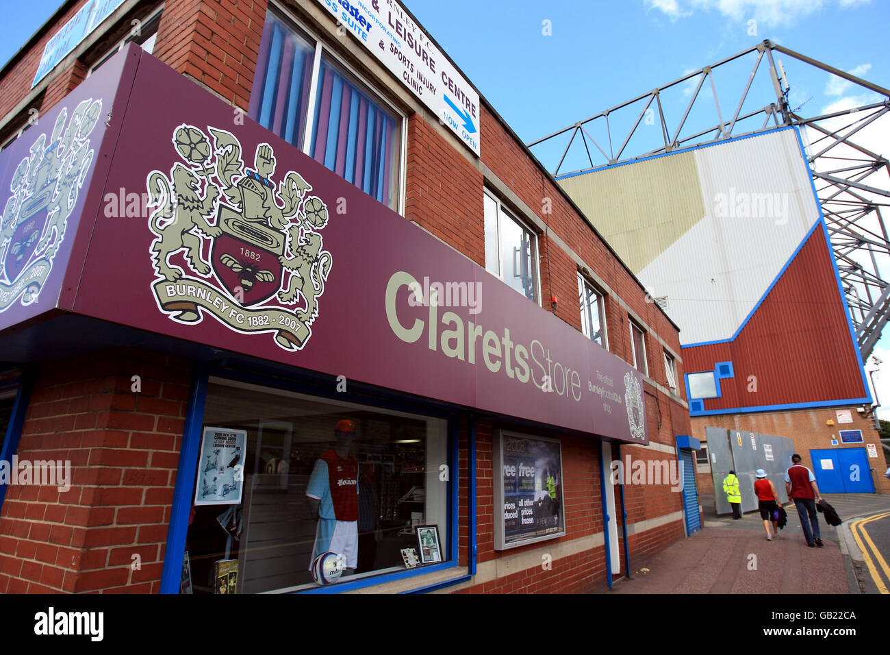 Fußball - freundlich - Burnley / Inverness Caledonian Thistle - Turf Moor. Gesamtansicht des Turf Moor Ground von Burnley Stockfoto