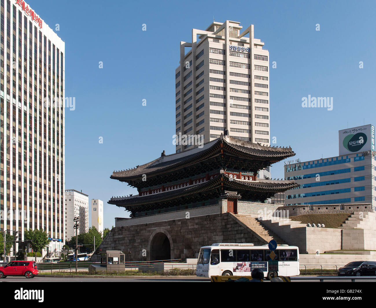 Südlichen Stadttor Namdaemun, Seoul, Südkorea, Asien Stockfoto