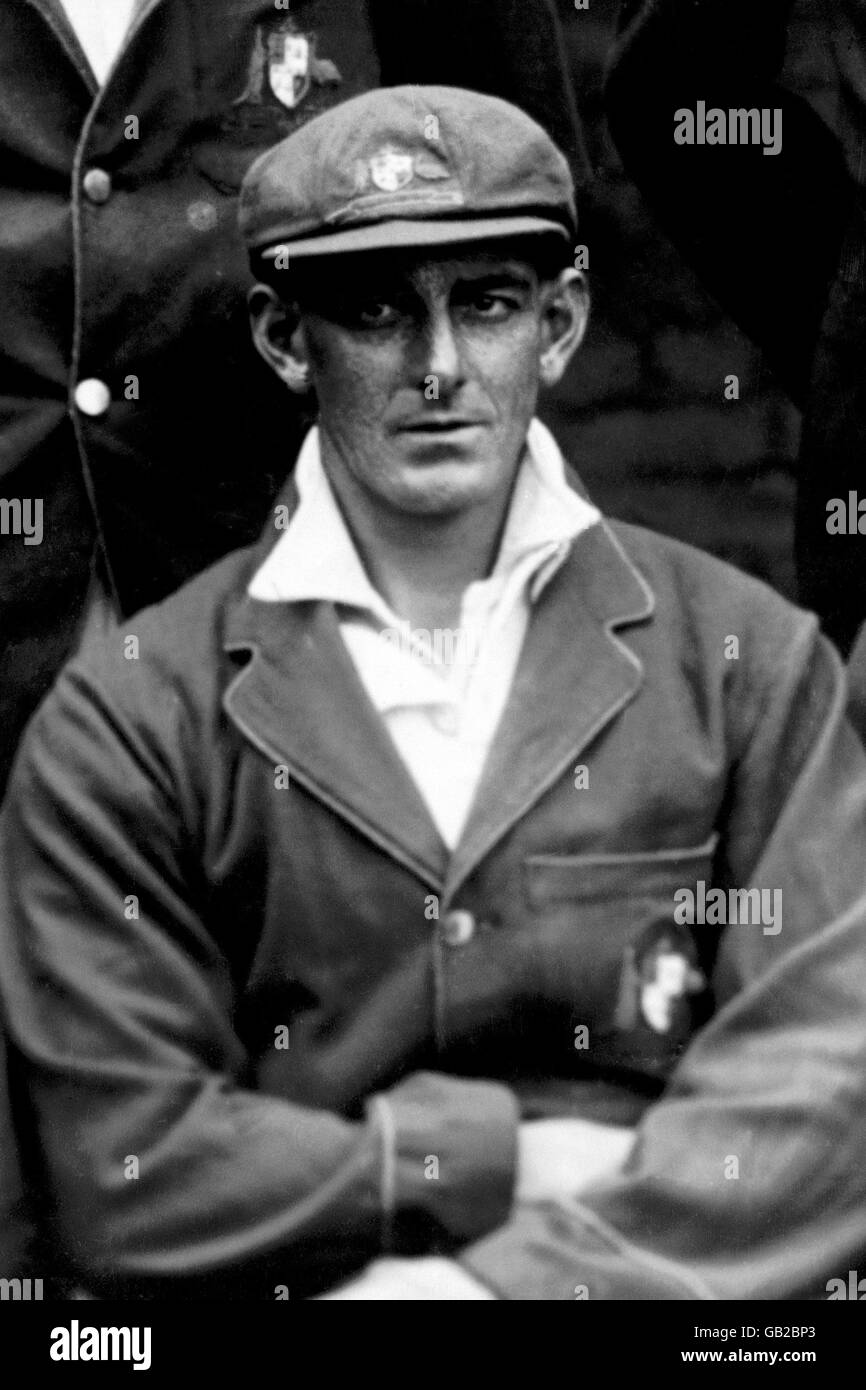 Cricket - Die Asche. Arthur Mailey, Australien Stockfoto