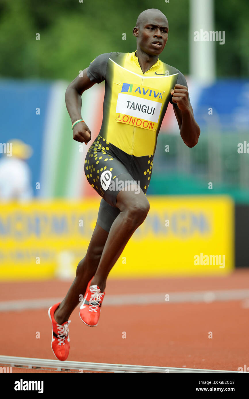 Leichtathletik - Aviva London Grand Prix - Crystal Palace National Sports Centre. Der Kenianer Sammy Tangui tritt im Crystal Palace National Sports Center in den 800 Metern der Männer an Stockfoto