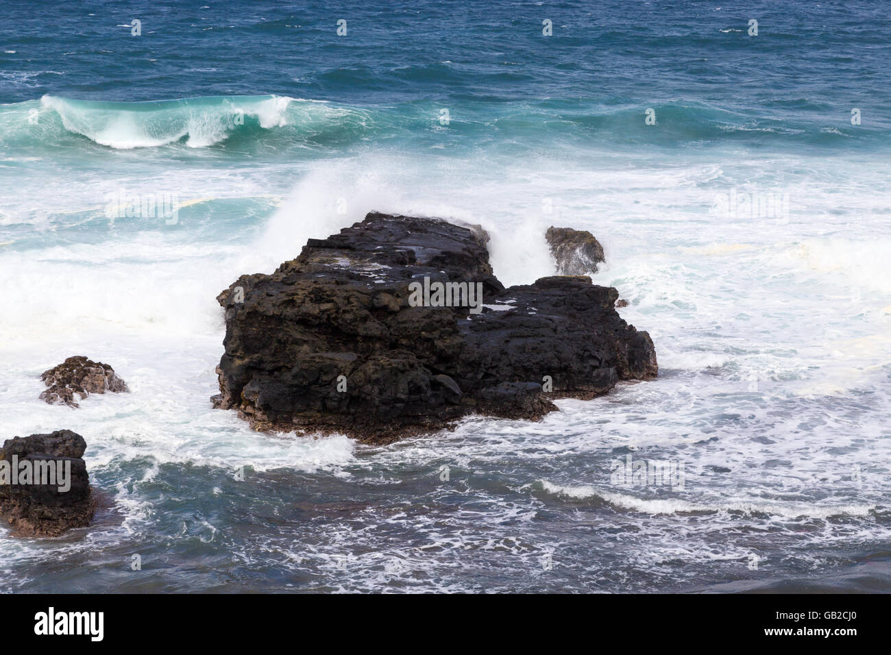 Gris Gris Strand von Mauritius. Stockfoto