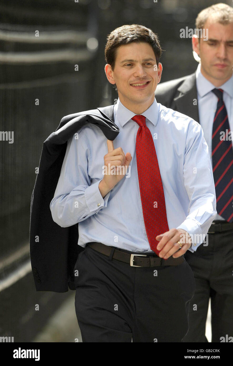David Miliband auf Arbeit für die Zukunft Stockfoto