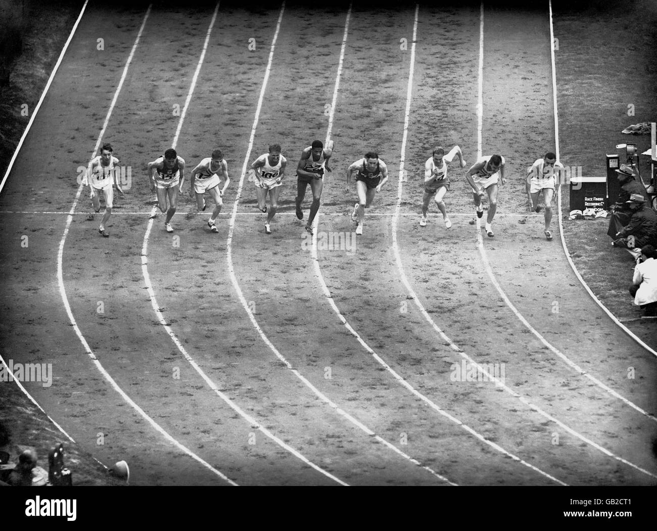 Olympischen Spiele in London 1948 - Leichtathletik - 800m - Wembley Stockfoto