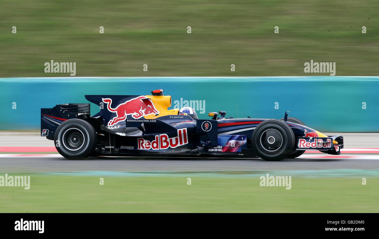 David Coulthard während des 2. Trainings am Hungaroring, Budapest, Ungarn. Stockfoto