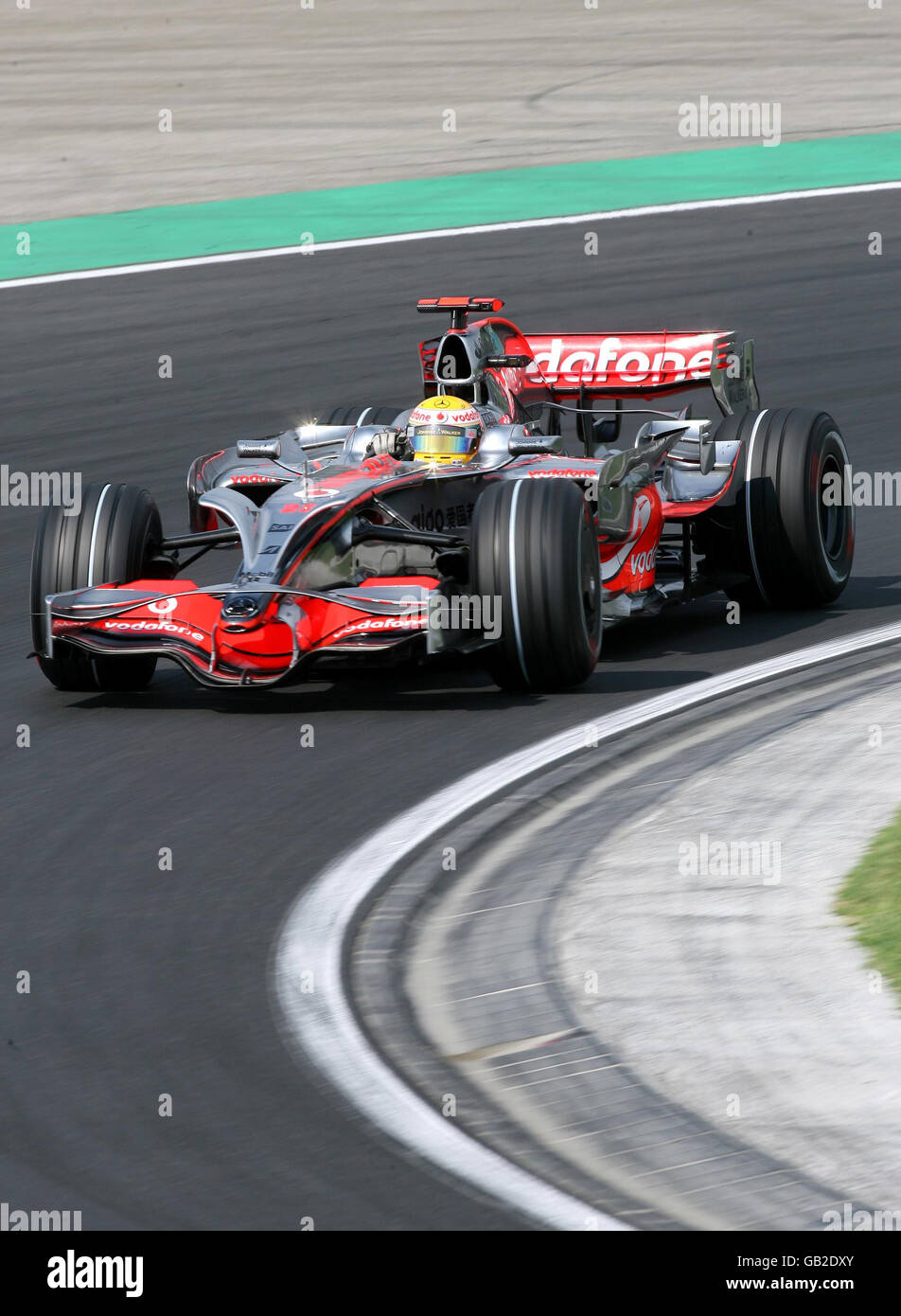 Formel-1-Motorsport - Großer Preis Von Ungarn - Training - Hungaroring. Lewis Hamilton während des 2. Trainings am Hungaroring, Budapest, Ungarn. Stockfoto