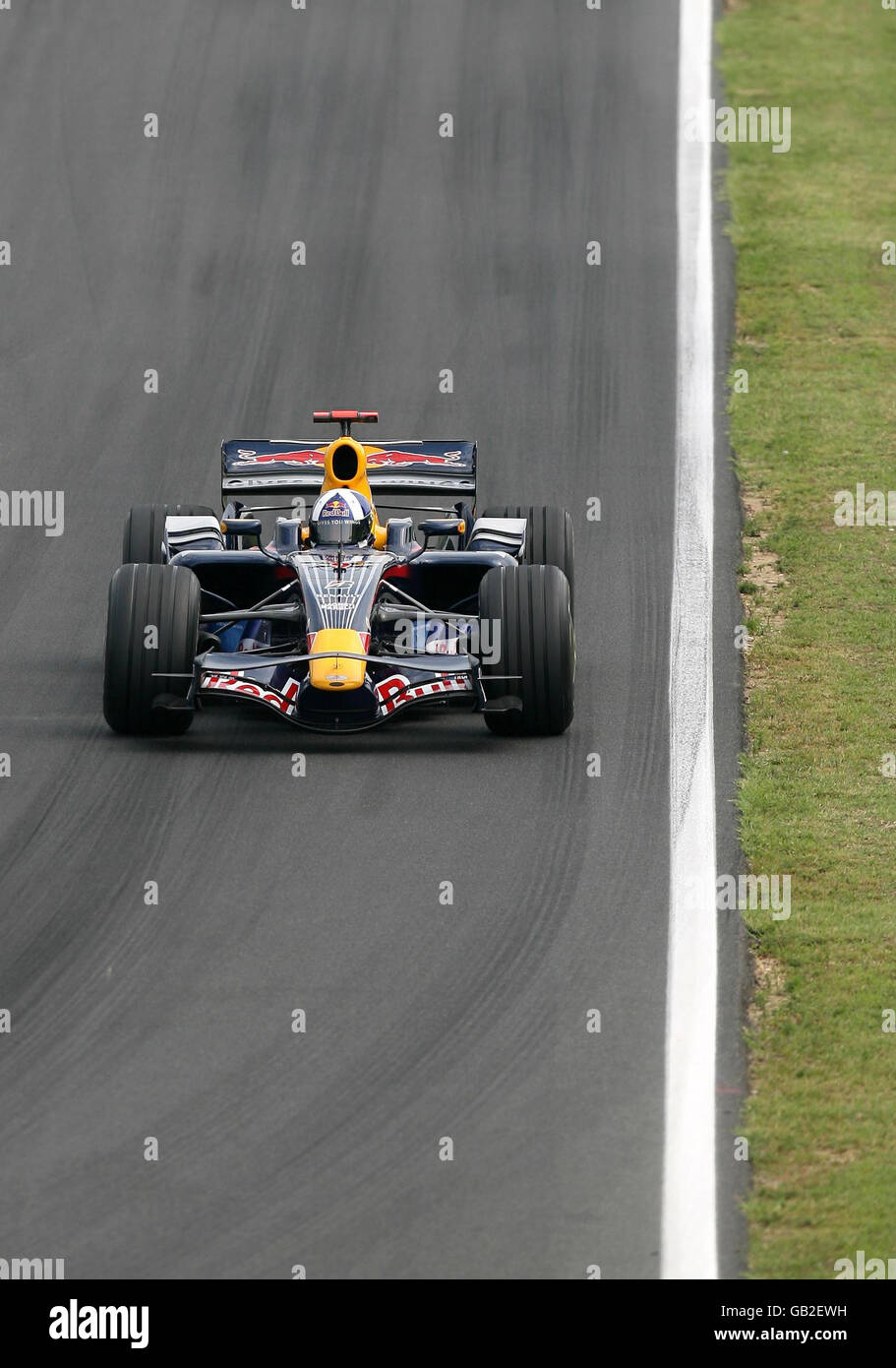 Formel-1-Motorsport - Großer Preis Von Ungarn - Qualifying - Hungaroring. Der britische David Coulthard im letzten Training vor dem Qualifying am Hungaroring in Budapest, Ungarn. Stockfoto