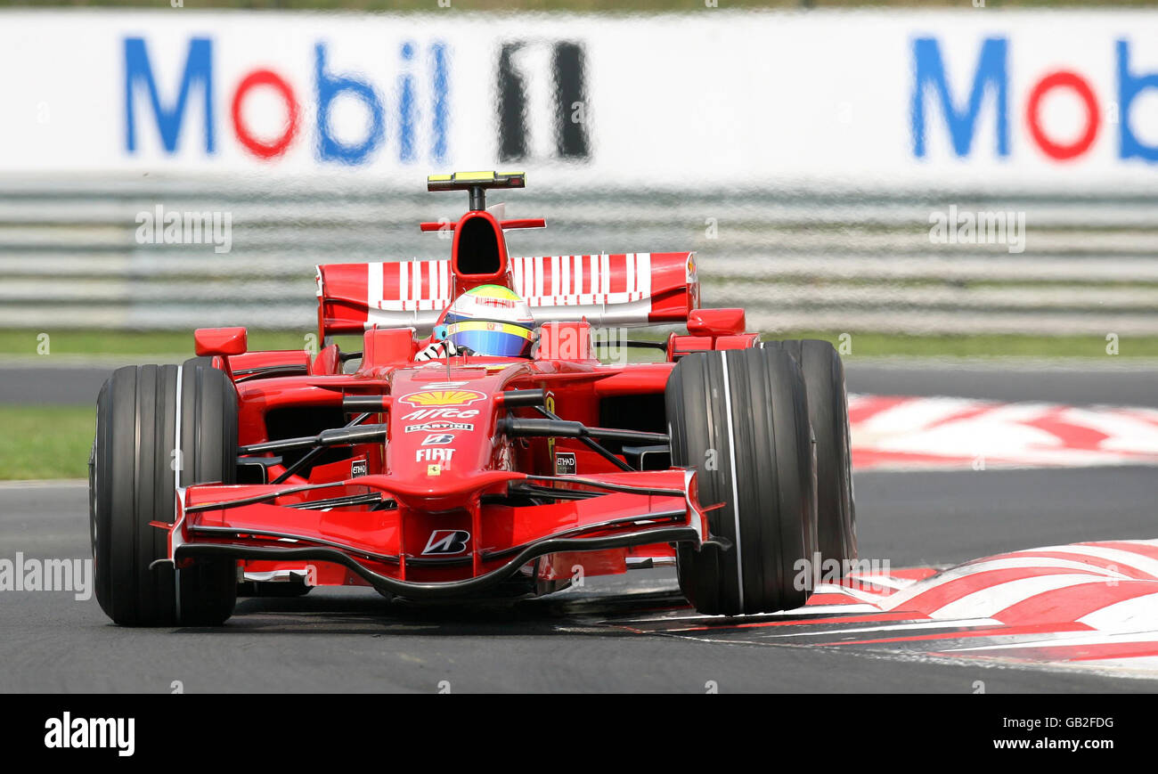 Während des Qualifyings am Hungaroring, Budapest, Ungarn. Stockfoto