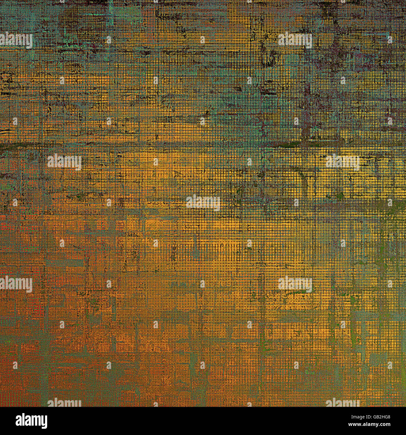 Kreative elegantes Design als Retro-Hintergrund für Ihre künstlerische Arbeit verwendet. Grunge Texturen mit verschiedenen Farbmustern: gelb Stockfoto