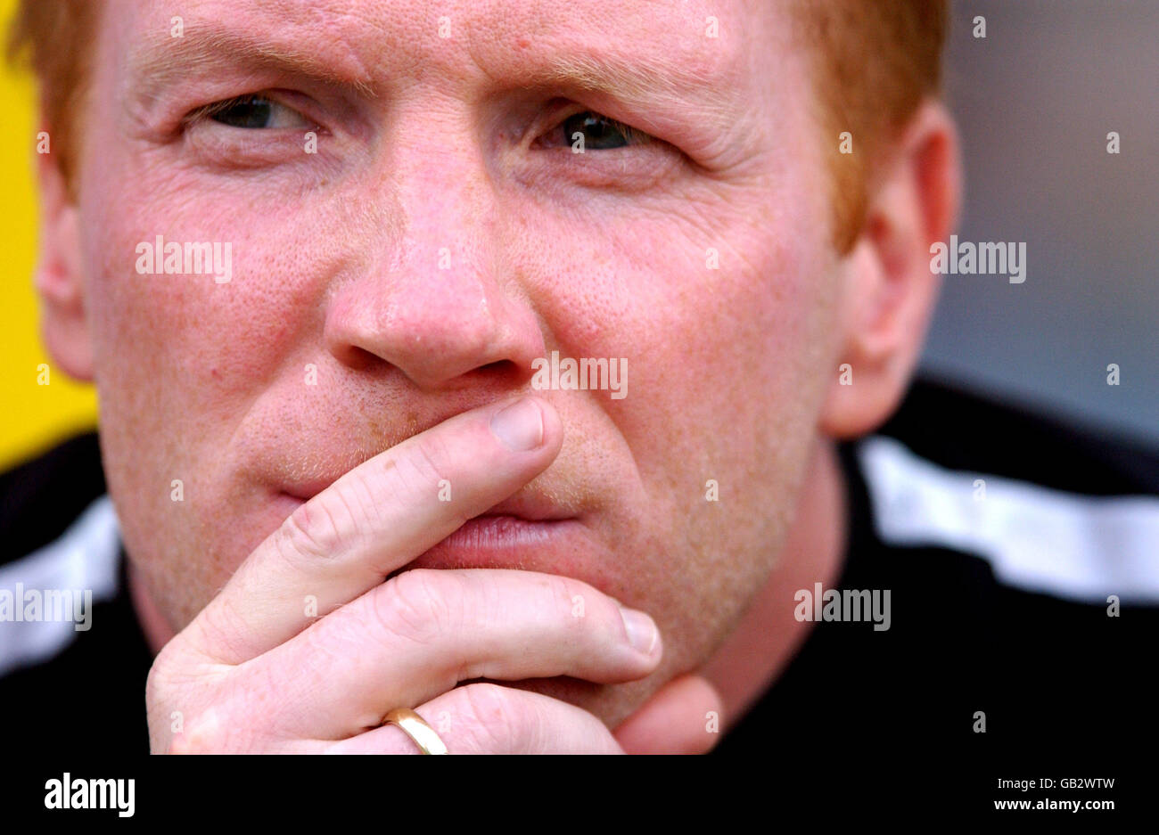 Fußball - Liga-Pokal - Borussia Dortmund / VFB Stuttgart. Matthias Sammer, Trainer Borussia Dortmund Stockfoto