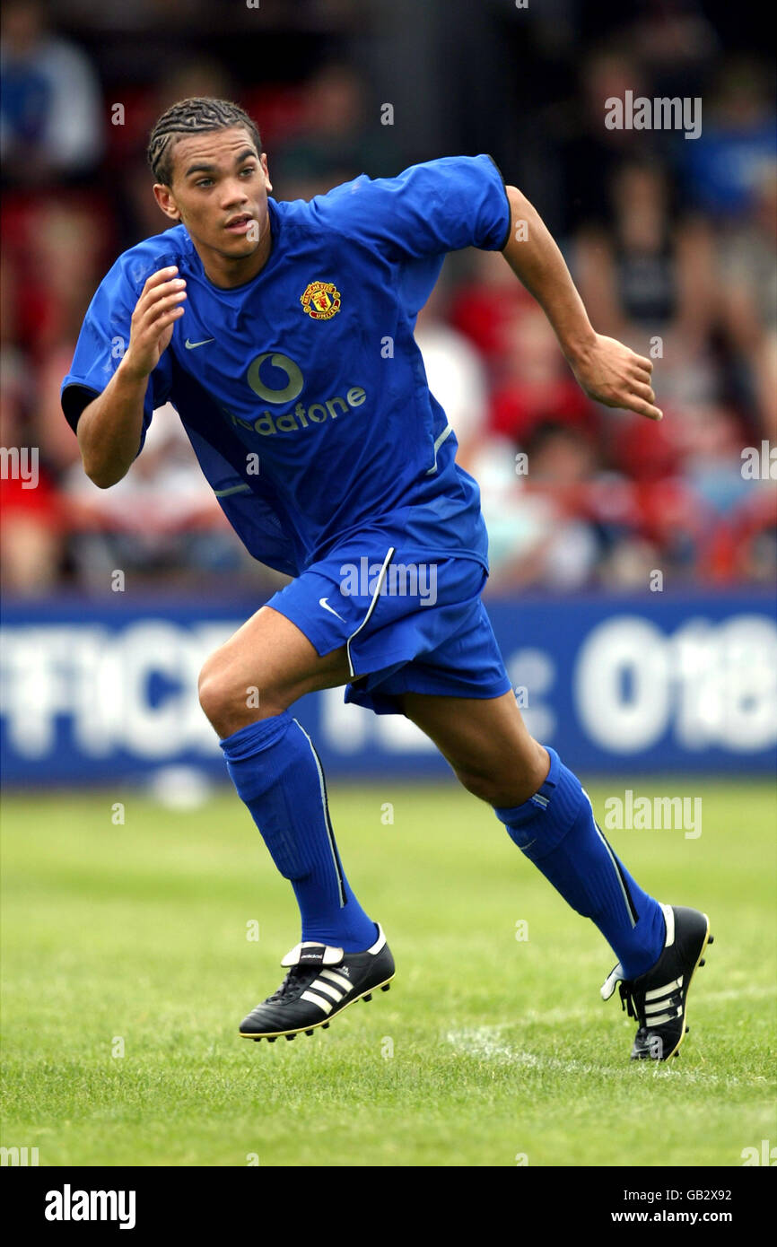 Fußball - freundlich - Tamworth gegen Manchester United Reserven. Ramon Calliste, Manchester United Stockfoto