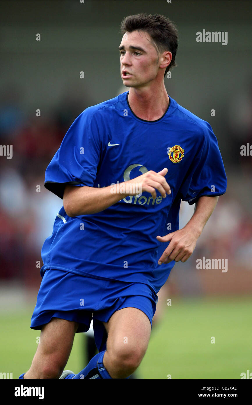 Fußball - freundlich - Tamworth gegen Manchester United Reserven. Chris Eagles, Manchester United Stockfoto