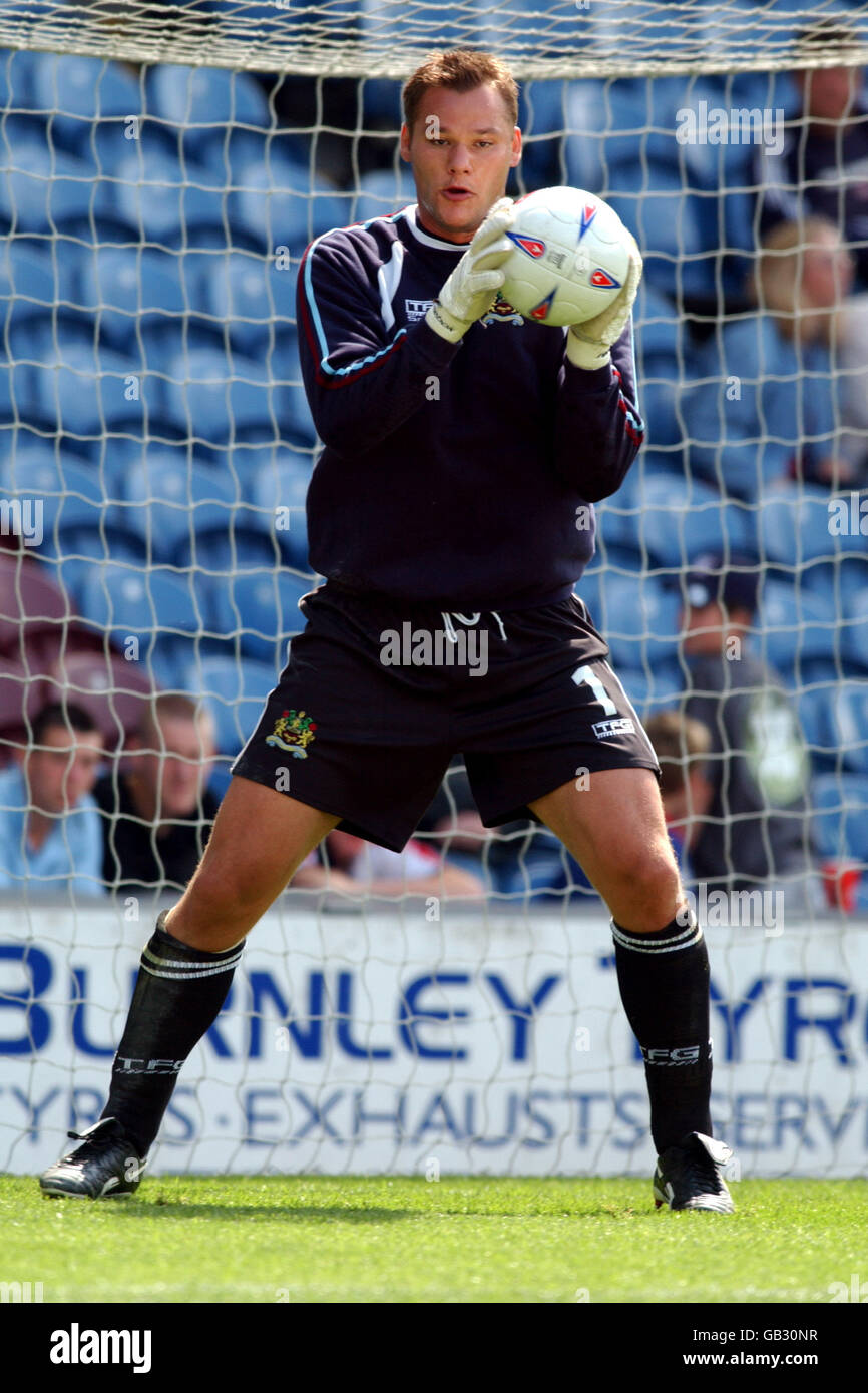 Fußball - freundlich - Burnley gegen Birmingham City. Brian Jensen, Burnley Stockfoto