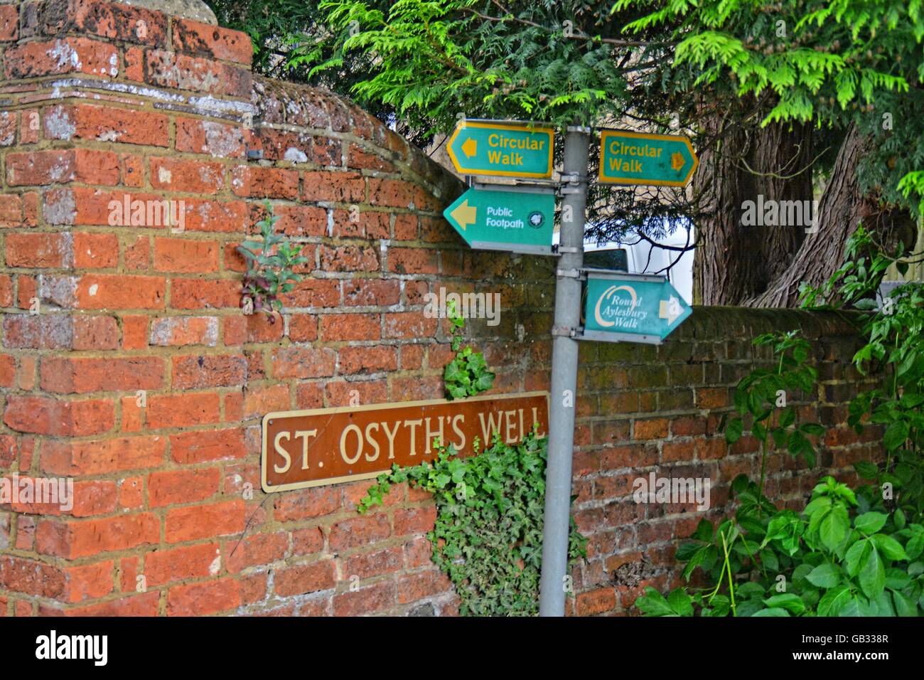 Str. Osyths Well, England - Str. Osyths Well, England - Spring von einer sächsischen Prinzessin Stockfoto
