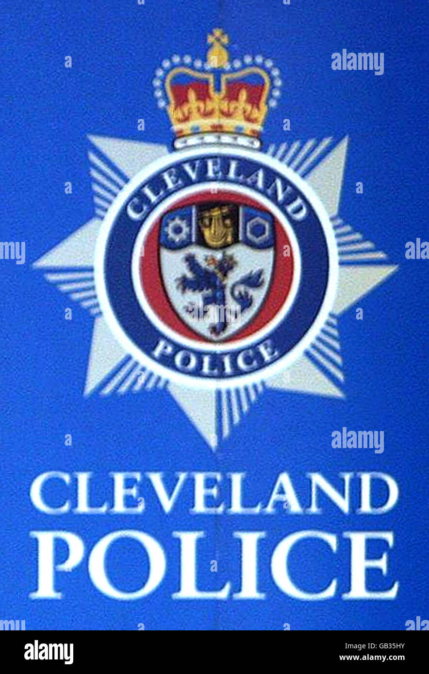 Cleveland Police-logo Stockfoto