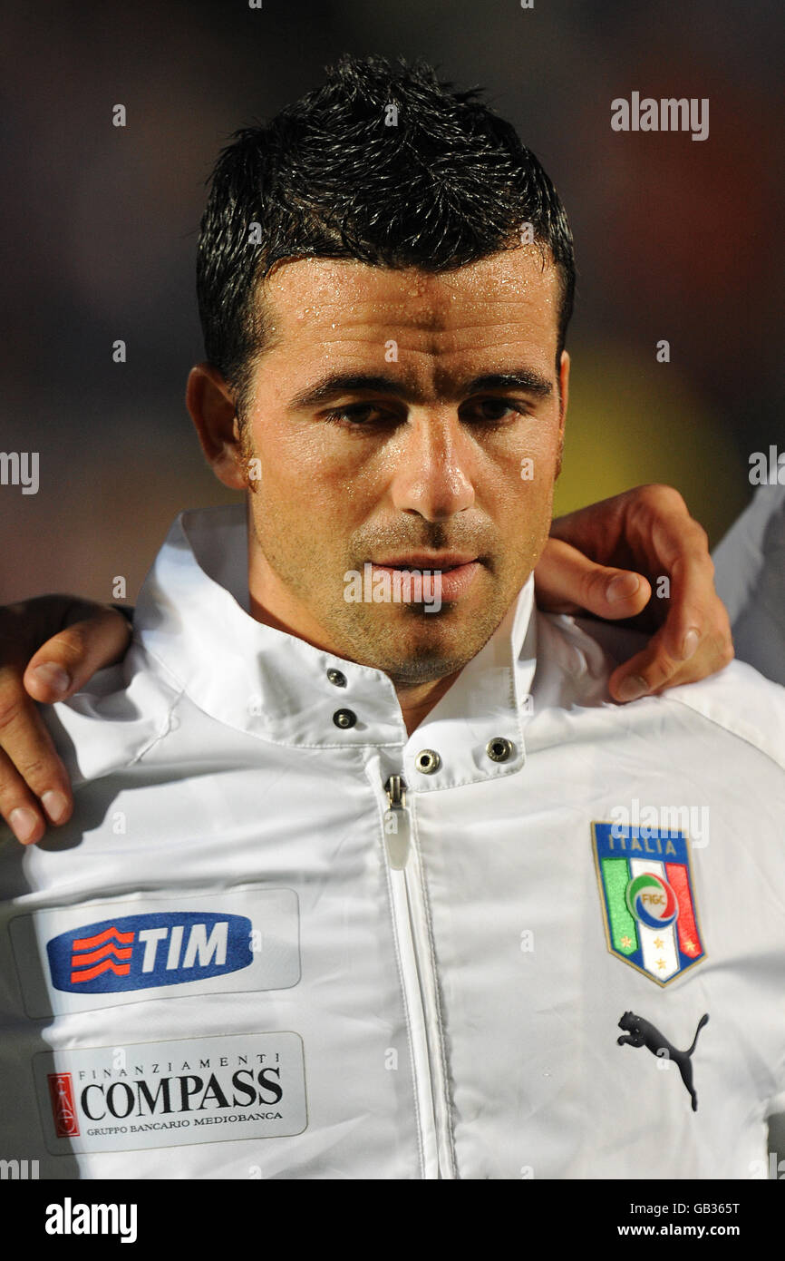 Fußball - Internationale Freundschaften - Italien gegen Österreich - Stade Du Ray. Antonio Di Natale, Italien Stockfoto