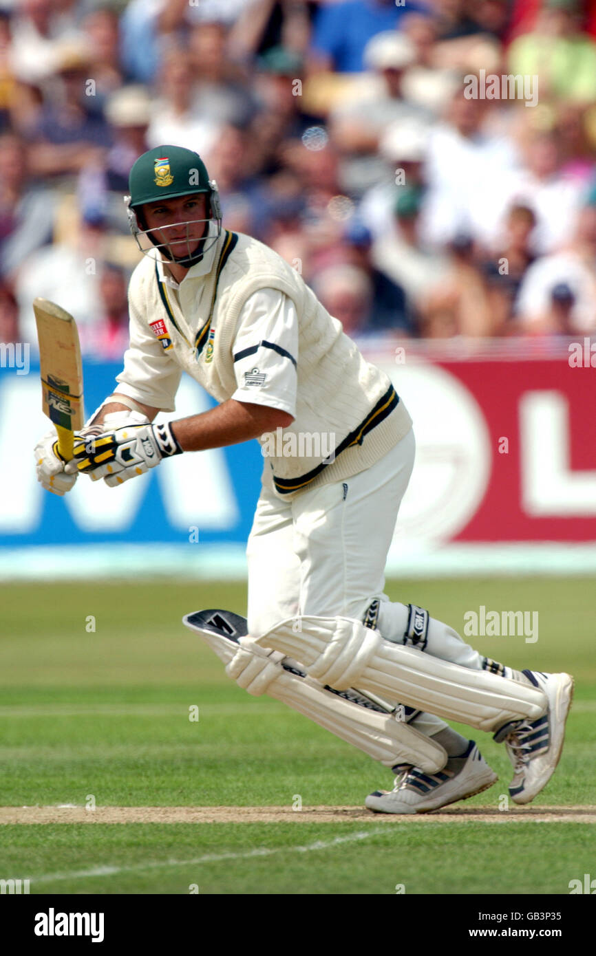 Cricket - erster npower Test - England gegen Südafrika - Tag drei. Südafrikas Graeme Smith in Aktion Stockfoto