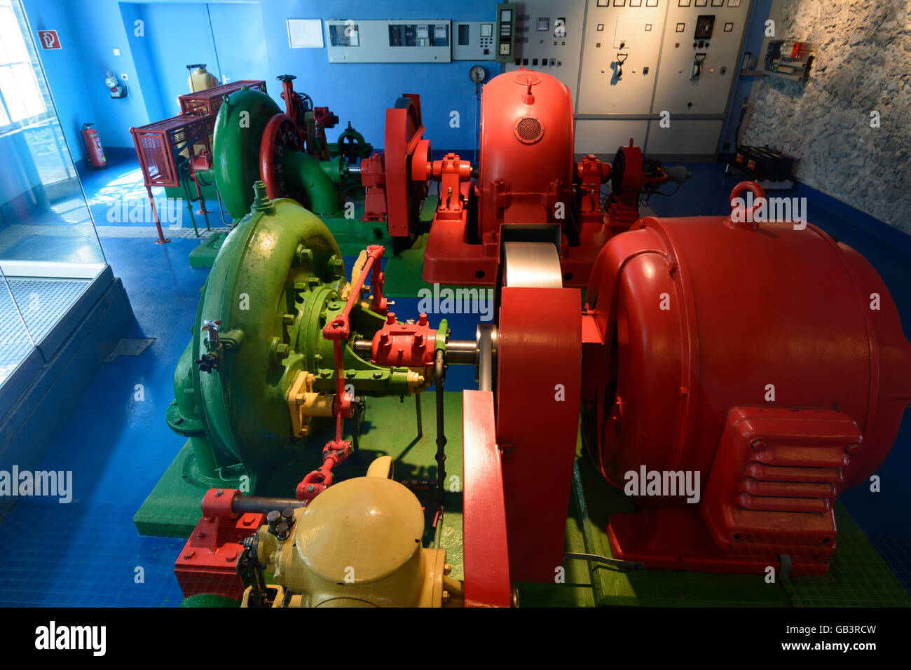 Zams hydroelektrische Kraftwerke in die Klamm Zammer Lochputz Austria Tirol, Tyrol Stockfoto