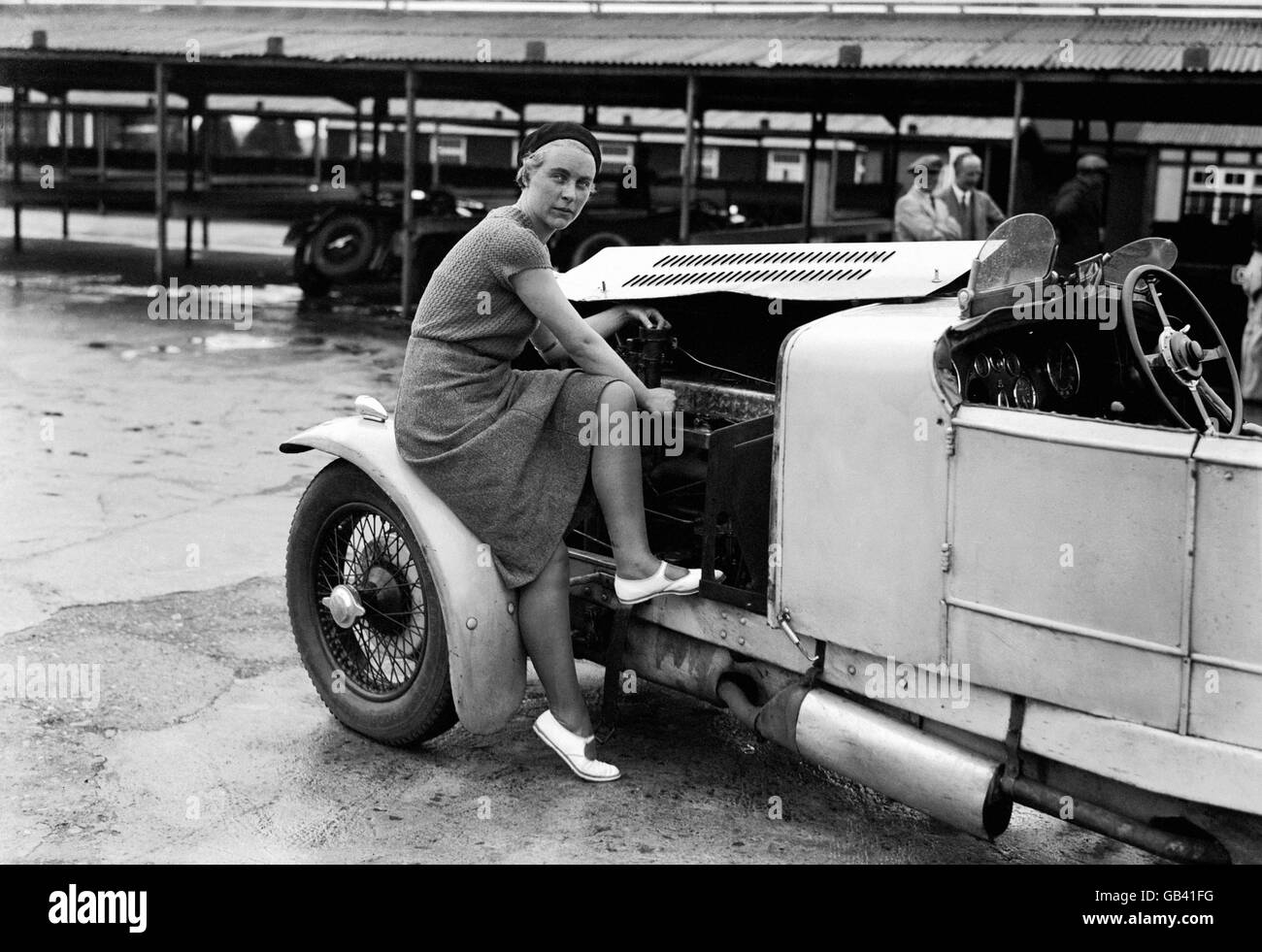 Motor Racing - Kitty Brunell - Brooklands Stockfoto