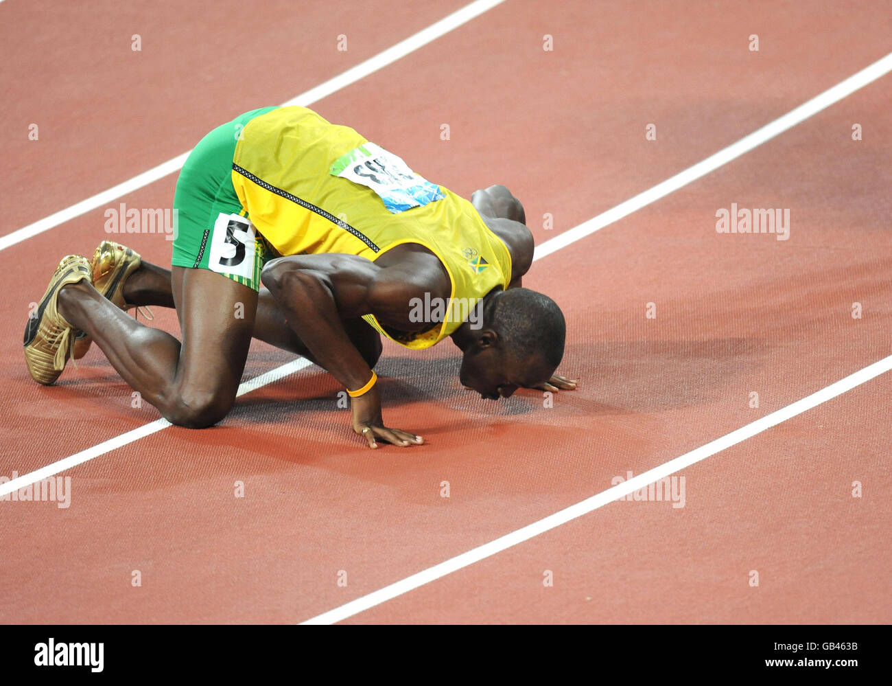 Olympia Beijing Olympische Spiele 2008 Tag 12 Stockfotografie Alamy