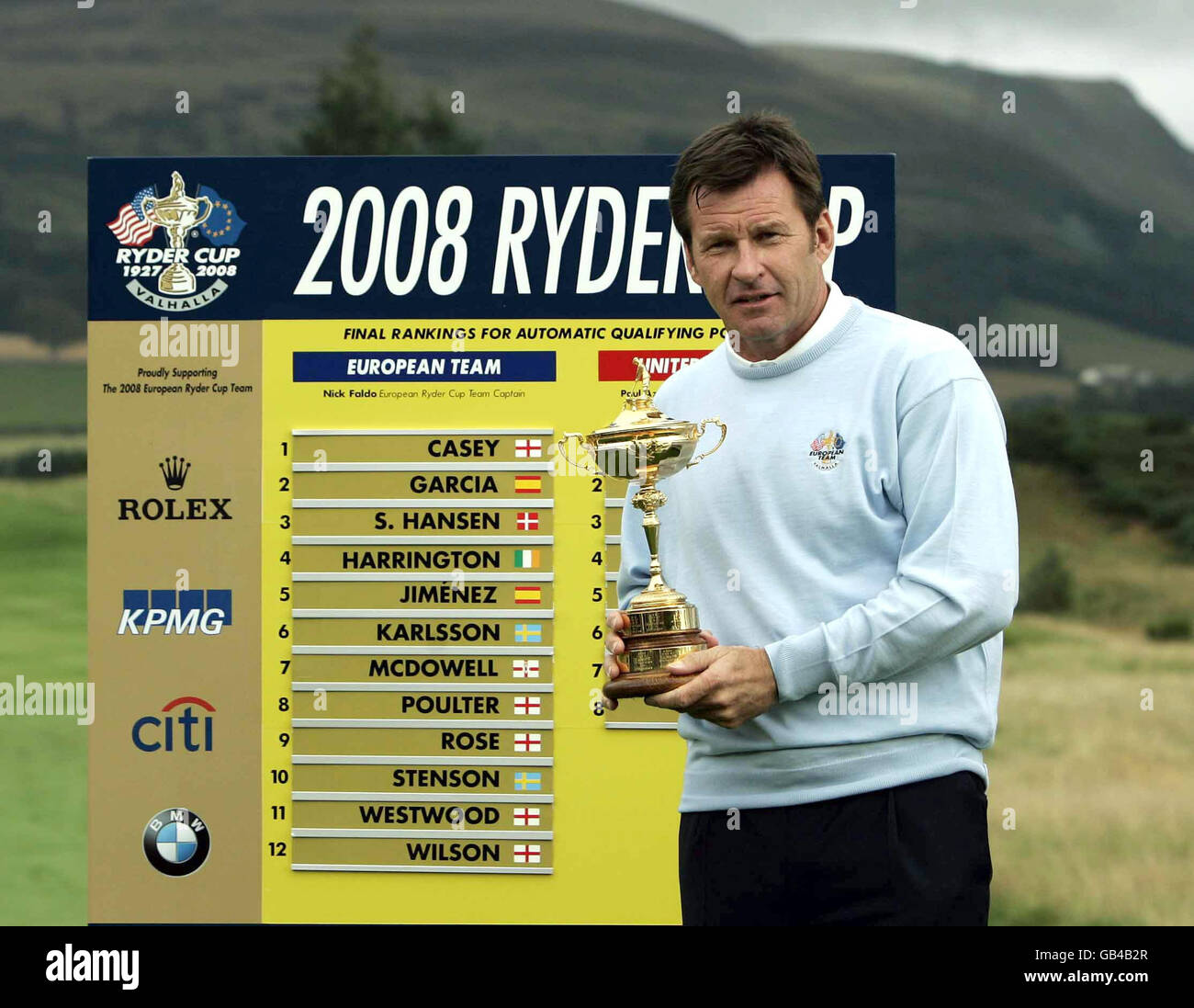 Golf - Ryder Cup Pressekonferenz - Gleneagles Stockfoto