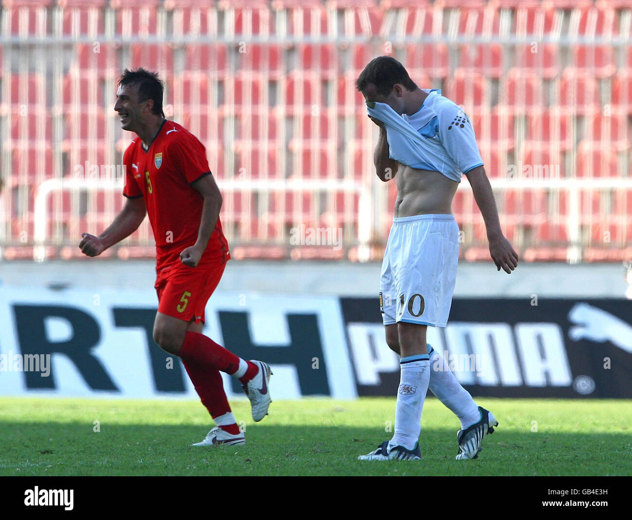 Fußball - Welt WM-Qualifikation - Gruppe 9 - ehemalige jugoslawische Republik Mazedonien V Schottland - Skopje City Stadium Stockfoto